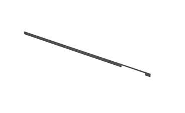 Ручка мебельная алюминиевая EXTEND L-1200 мм, матовый черный UA-EXTEND-1200-20M 1