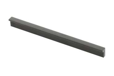 Ручка мебельная алюминиевая PILLAR L-160 мм, матовый черный UA-PILLAR-160-20M 1
