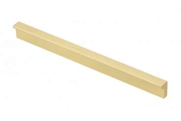Ручка мебельная алюминиевая PILLAR L-160 мм, шлифованное золото UA-PILLAR-160-22 1