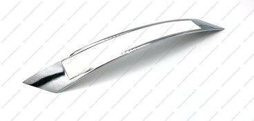 Ручка-скоба 160 мм хром со вставкой белый VGX-160-02/20 1