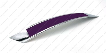 Ручка-скоба 160 мм хром со вставкой фиолетовый VGX-160-02/38 1