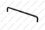 Ручка-скоба 224 мм матовый черный UB-224-04 1