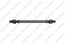 Ручка-скоба 160 мм античное серебро K1024-160-48 3