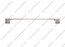 Ручка-скоба 224 мм полированный никель 367-224-V02 2