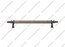 Ручка-скоба 160 мм античное серебро KMR-160-48 3