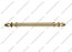 Ручка-скоба 192 мм золото/золото 834-192-V3/V3 3