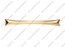Ручка-скоба 160 мм шлифованное золото K284-160-16 3