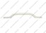 Ручка-скоба 192 мм скоба белый + золото K290-192-42 2