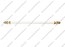 Ручка-скоба 320 мм золото/белый 834-320-V3/V6 3