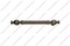 Ручка-скоба 128 мм античная бронза K1024-128-23 2