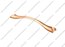Ручка-скоба 160 мм шлифованное розовое золото K284-160-46 1