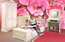 Детская мебель с фасадами МДФ с розовой патиной 2