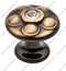 Ручка-кнопка бронза со стразами 6095-08 1