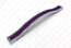 Ручка-скоба 128 мм хром+фиолетовый BTX-128-02/38 1