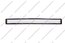 Ручка-скоба 224 мм хром с белой вставкой BT224-02/20 2
