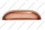 Ручка-скоба 96 мм матовое розовое золото 3005-096 1