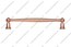 Ручка-скоба 160 мм матовое розовое золото 5405-096 2