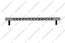Ручка-рейлинг 224 мм хром+черный 14.343-011 3
