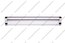 Ручка накладная 288 мм алюминий+хром MR288-02 2