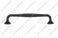 Ручка-скоба 128 мм матовый черный 5615-012 2