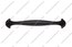 Ручка-скоба 128 мм матовый черный YT-128-04 2