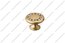 Ручка-кнопка со стразами матовое золото 6058-04 1