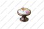 Ручка-кнопка античная бронза с керамикой Цветы 6072-08-042 1
