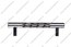 Ручка-рейлинг 96 мм хром+черный 14.255-011 3
