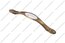 Ручка-скоба 128 мм бронза гиацинт 5414-08-054 1