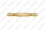 Ручка-скоба 96 мм матовое золото 5628-04 3