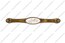 Ручка-скоба 128 мм бронза гиацинт 5414-08-054 3