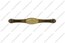 Ручка-скоба 128 мм бронза Золото 5414-08-066 3