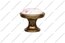 Ручка-кнопка античная бронза с керамикой Пион 6072-08-045 2