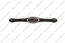 Ручка-скоба 128 мм со стразами матовый черный 5497-012 3