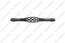 Ручка-скоба 128 мм матовый черный 5561-012 3