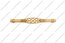 Ручка-скоба 128 мм матовое золото 5561-04 3