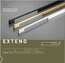 Ручка мебельная алюминиевая EXTEND L-1200 мм, матовый черный UA-EXTEND-1200-20M 4