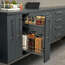 VK-05-150DR-S Бутылочница на скрытых направляющих с доводчиком в базу 150 мм (правая), бондированный хром LEMAX 5